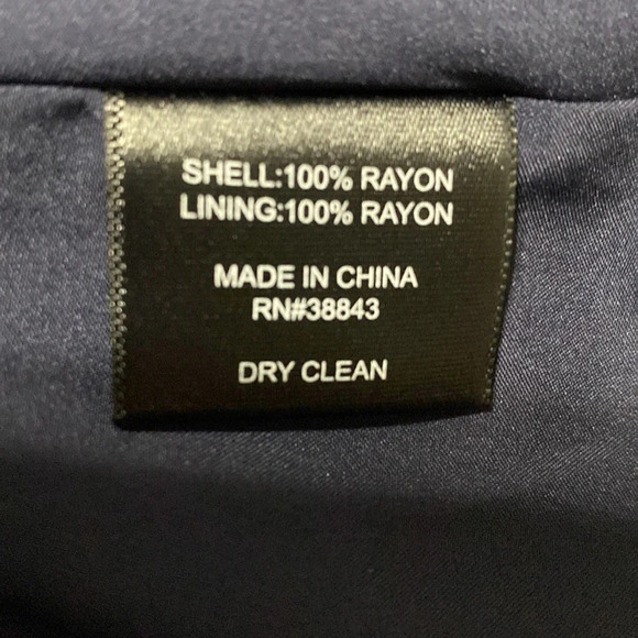 Sam Edelman Navy Blue V-Neck Sleeveless Braided Strap High Low Dress Size 0 - Picture 7 of 8